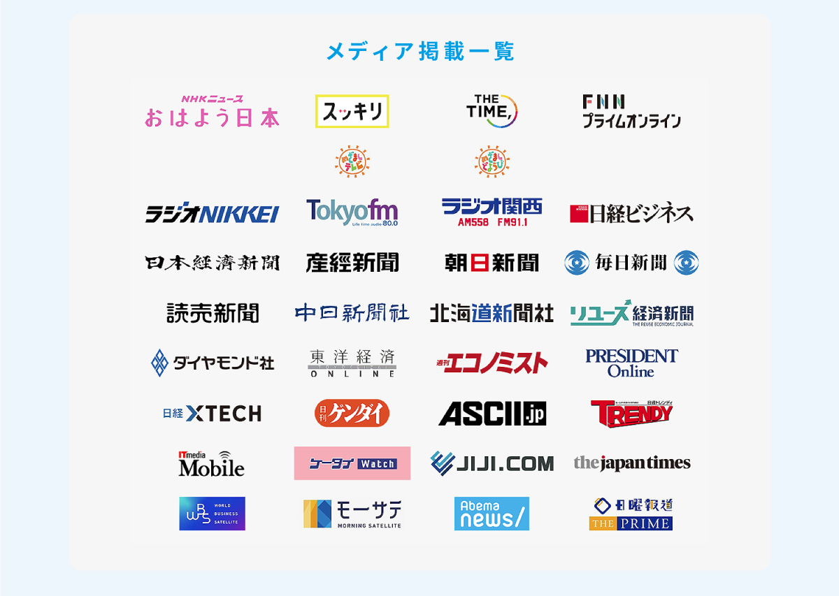 メディア掲載一覧